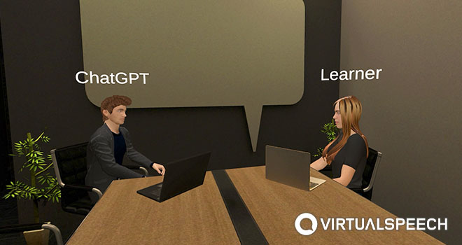 Difficult Conversations: Performance review with ChatGPT and VR