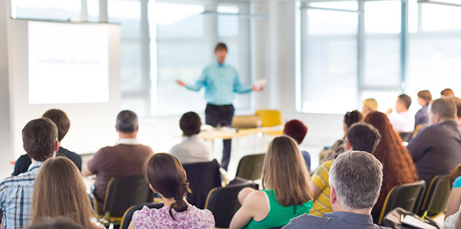 Strong body language while speaking